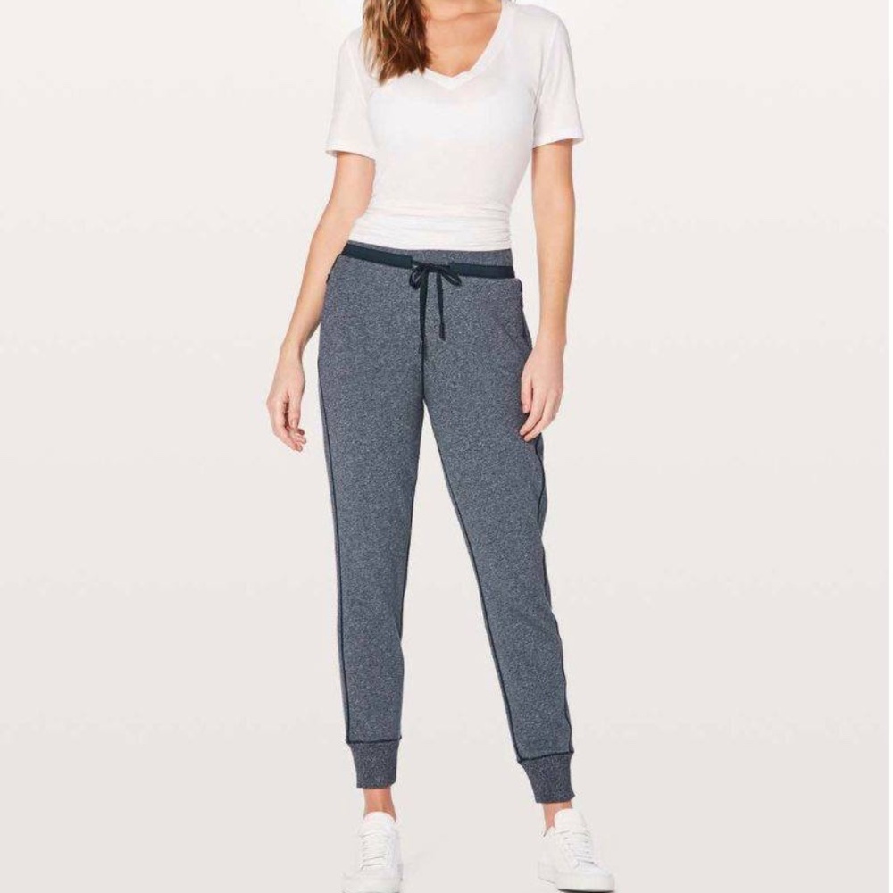 Lululemon Cool & Collected Joggers - Heathered Gray/Blue Color